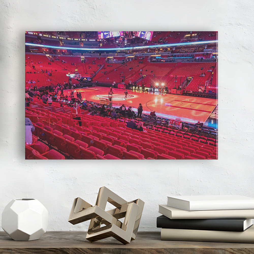 American Airline Red Arena, Stadium Canvas, Sport Art, Gift for him, Man Cave Decor, Art Print, Canvas Print Wall Art