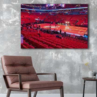 American Airline Red Arena, Stadium Canvas, Sport Art, Gift for him, Man Cave Decor, Art Print, Canvas Print Wall Art
