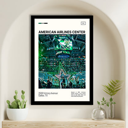 American Airlines Center Stadium Print, Dallas Stars Stadium Art V1, Gifts for him, Sport Art, Framed Art Print Wall Decor