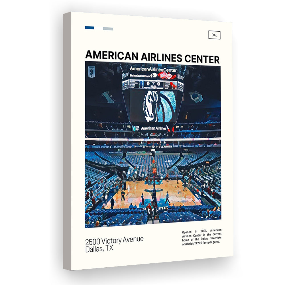 American Airlines Center Stadium Print, Dallas Mavericks Stadium Canvas Art, Fan Gifts, Sport Art, Canvas Print Wall Art