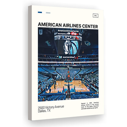 American Airlines Center Stadium Print, Dallas Mavericks Stadium Canvas Art, Fan Gifts, Sport Art, Canvas Print Wall Art