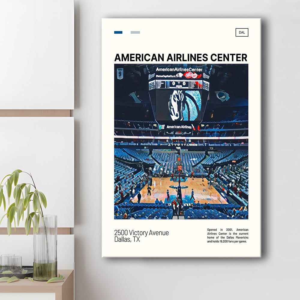 American Airlines Center Stadium Print, Dallas Mavericks Stadium Canvas Art, Fan Gifts, Sport Art, Canvas Print Wall Art