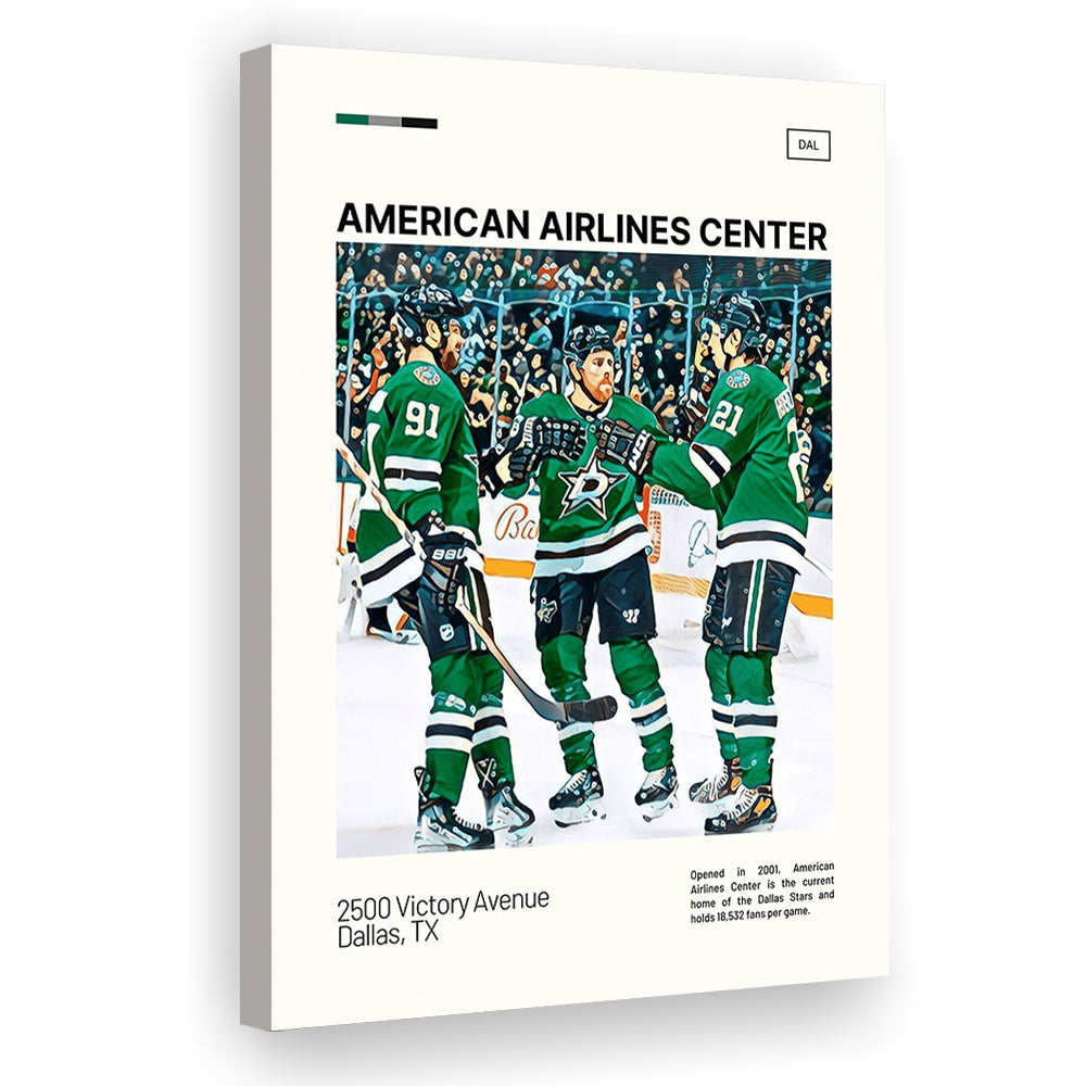 American Airlines Center Stadium Print, Dallas Stars Stadium Canvas Art100, Fan Gifts, Sport Art, Canvas Print Wall Art