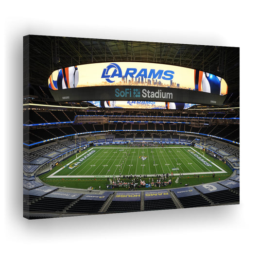 American Football, Stadium Canvas, Sport Art, Gift for him, Man Cave Decor, Art Print, Canvas Print Wall Art
