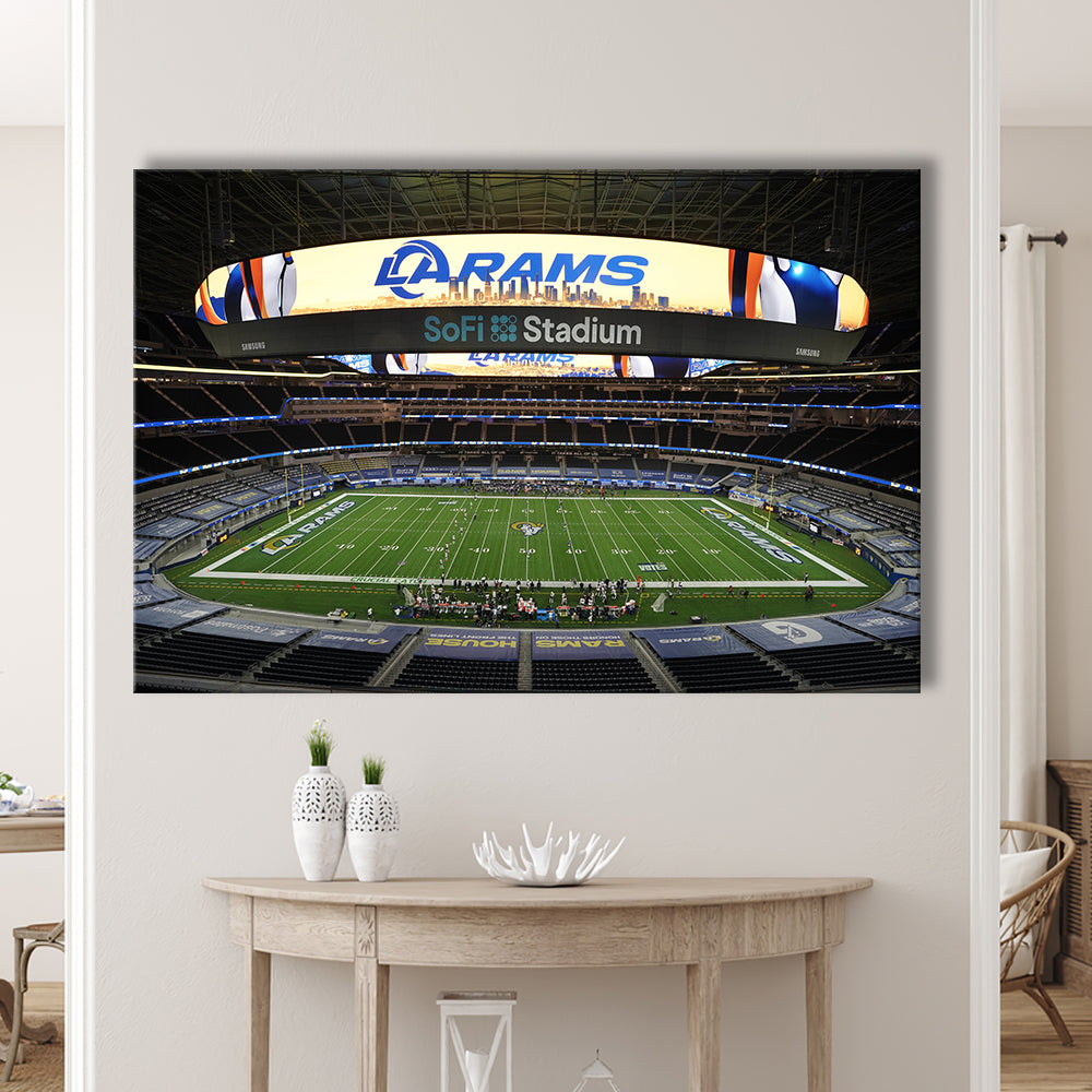 American Football, Stadium Canvas, Sport Art, Gift for him, Man Cave Decor, Art Print, Canvas Print Wall Art