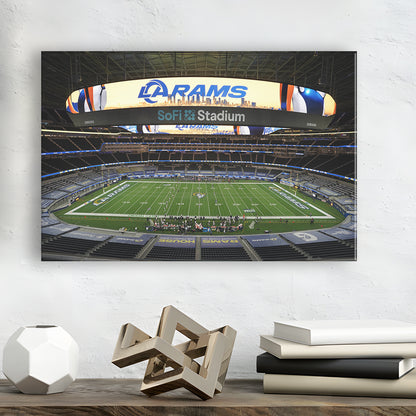 American Football, Stadium Canvas, Sport Art, Gift for him, Man Cave Decor, Art Print, Canvas Print Wall Art