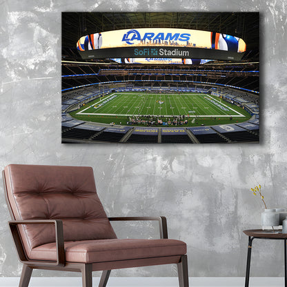 American Football, Stadium Canvas, Sport Art, Gift for him, Man Cave Decor, Art Print, Canvas Print Wall Art