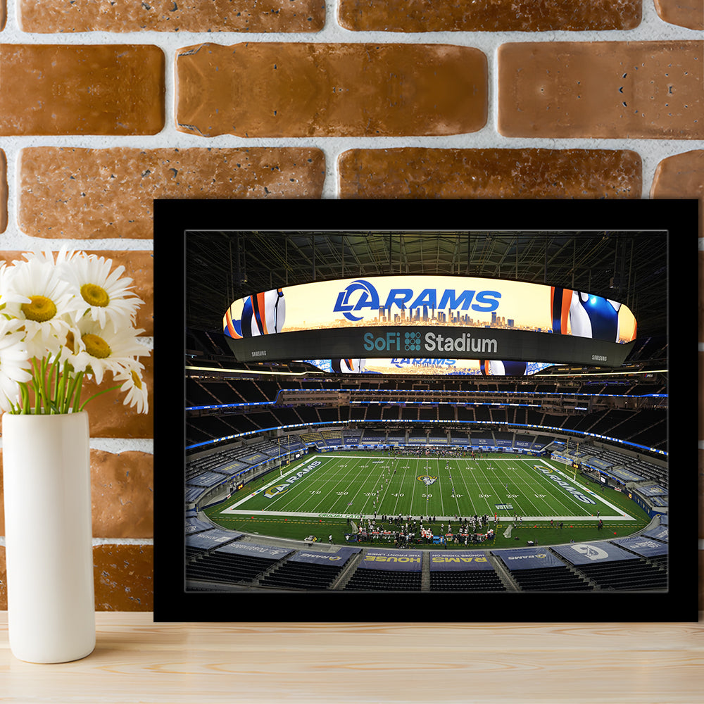 American Football, Stadium Canvas, Sport Art, Gift for him, Framed Art Print Wall Decor, Picture Framed