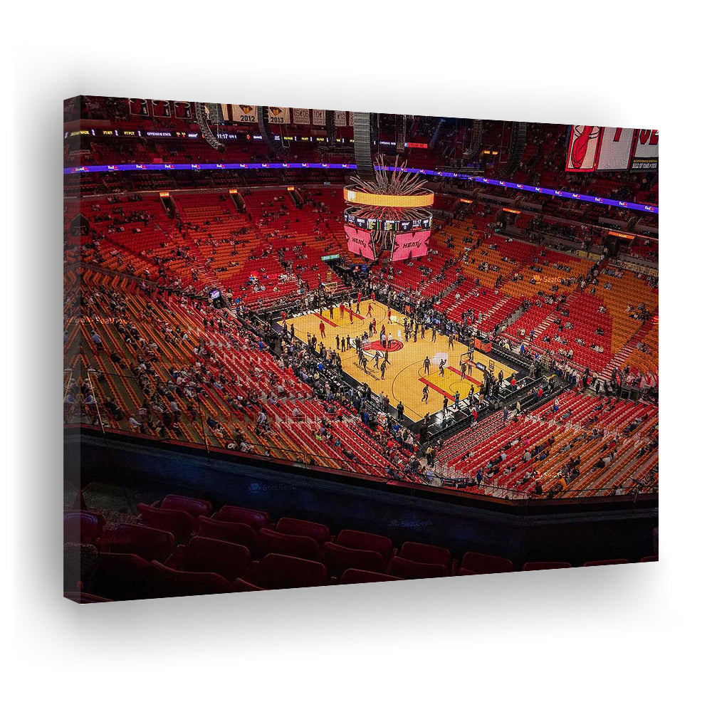 American Heat Airline, Stadium Canvas, Sport Art, Gift for him, Man Cave Decor, Art Print, Canvas Print Wall Art