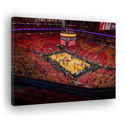 American Heat Airline, Stadium Canvas, Sport Art, Gift for him, Man Cave Decor, Art Print, Canvas Print Wall Art