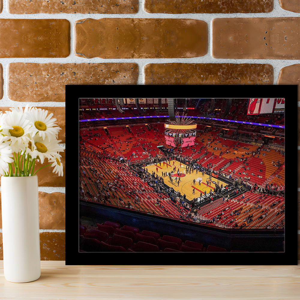 American Heat Airline, Stadium Canvas, Sport Art, Gift for him, Framed Art Print Wall Decor, Picture Framed