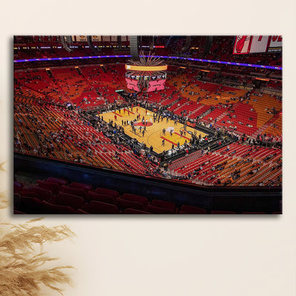 American Heat Airline, Stadium Canvas, Sport Art, Gift for him, Man Cave Decor, Art Print, Canvas Print Wall Art