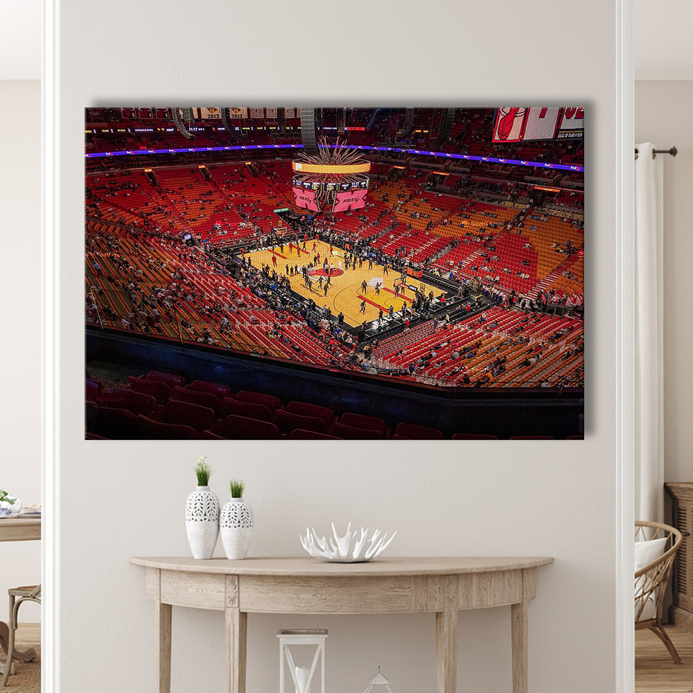 American Heat Airline, Stadium Canvas, Sport Art, Gift for him, Man Cave Decor, Art Print, Canvas Print Wall Art