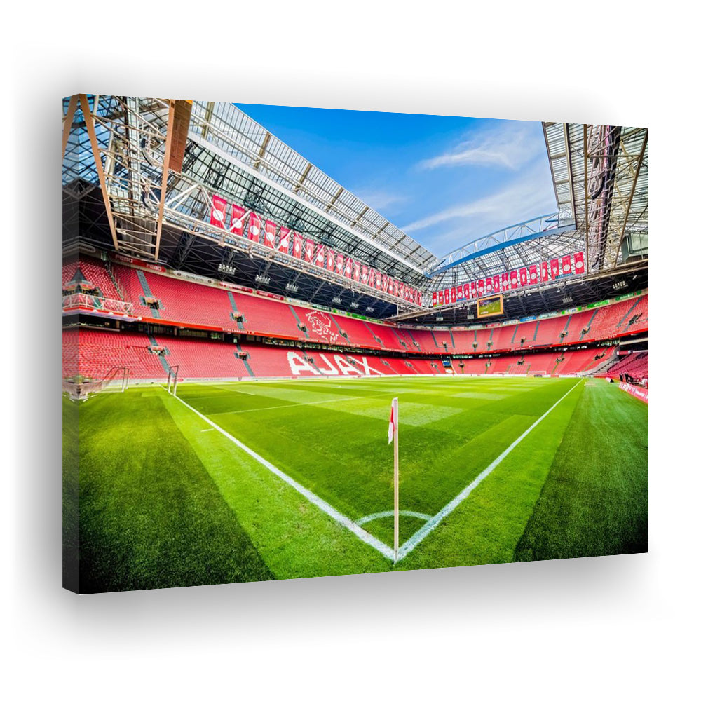 Amsterdam Arena, Stadium Canvas, Sport Art, Gift for him, Man Cave Decor, Art Print, Canvas Print Wall Art