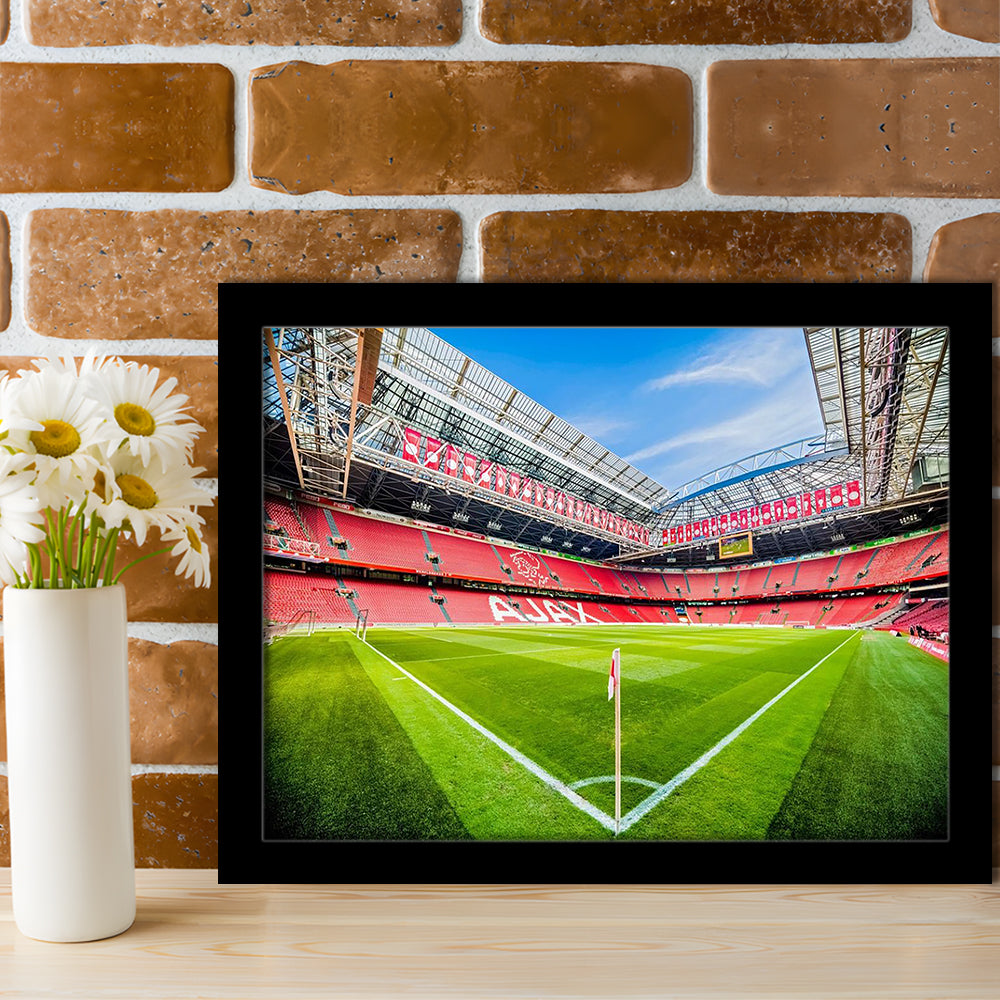 Amsterdam Arena, Stadium Canvas, Sport Art, Gift for him, Framed Art Print Wall Decor, Picture Framed