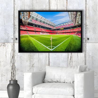Amsterdam Arena, Stadium Canvas, Sport Art, Framed Canvas Print Wall Art, Floating Frame