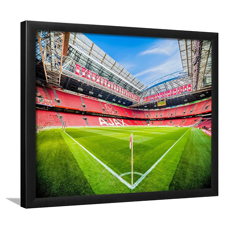 Amsterdam Arena, Stadium Canvas, Sport Art, Gift for him, Framed Art Print Wall Decor, Picture Framed