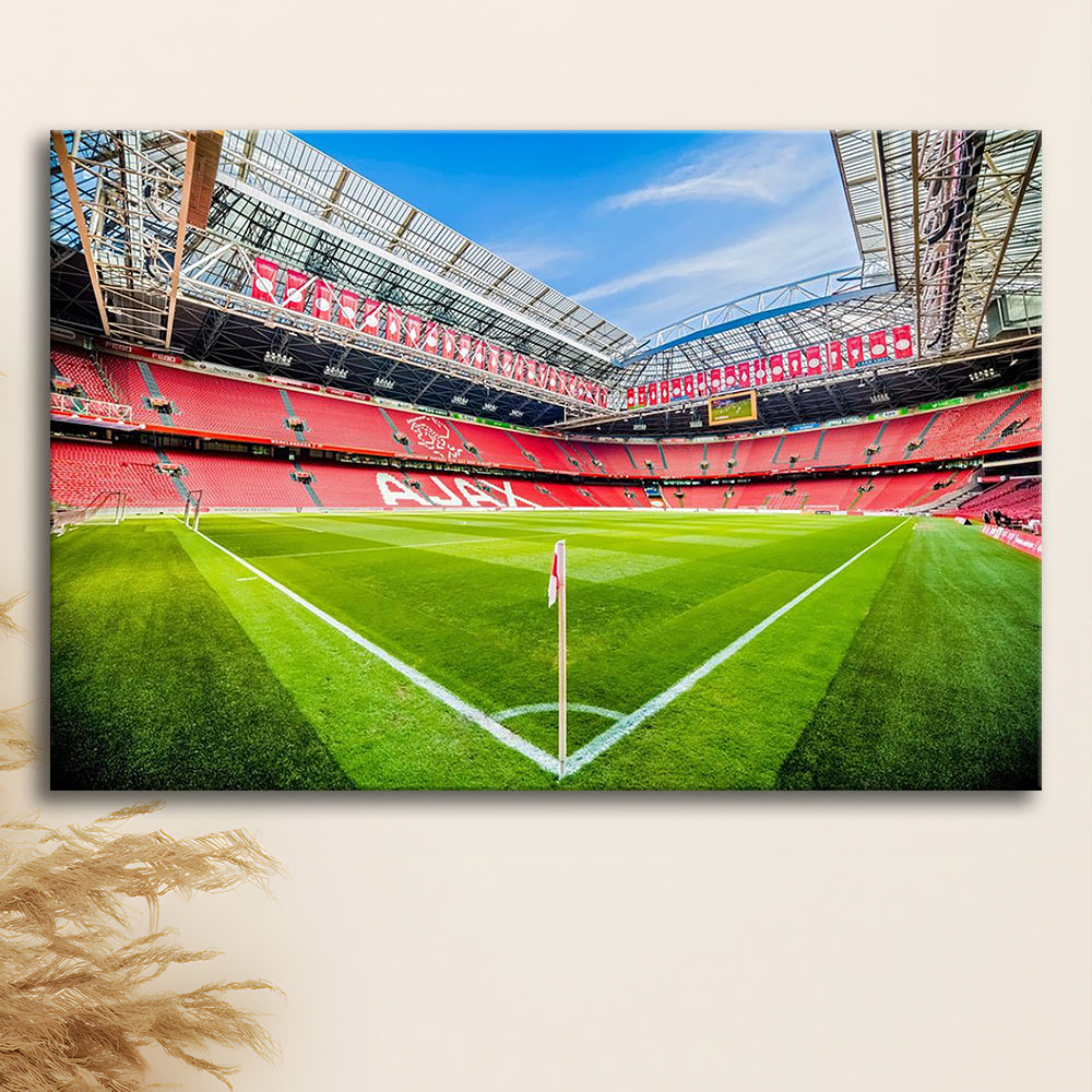 Amsterdam Arena, Stadium Canvas, Sport Art, Gift for him, Man Cave Decor, Art Print, Canvas Print Wall Art