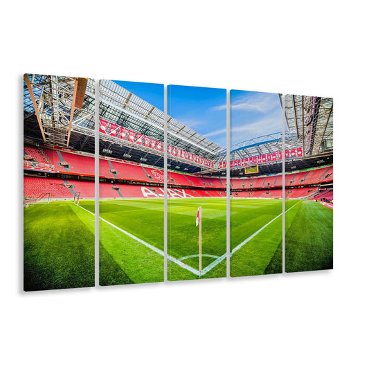 Amsterdam Arena, Stadium Canvas, Sport Art, 5 Panel B, Extra Large Canvas, Canvas Print Wall Art