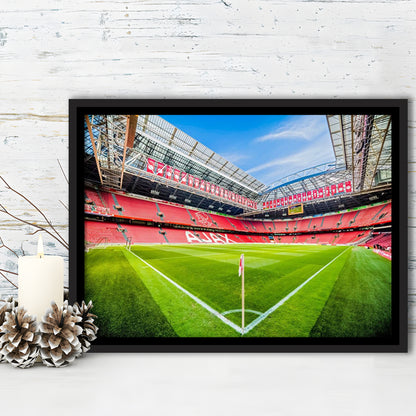 Amsterdam Arena, Stadium Canvas, Sport Art, Framed Canvas Print Wall Art, Floating Frame