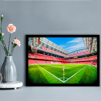 Amsterdam Arena, Stadium Canvas, Sport Art, Gift for him, Framed Art Print Wall Decor, Picture Framed