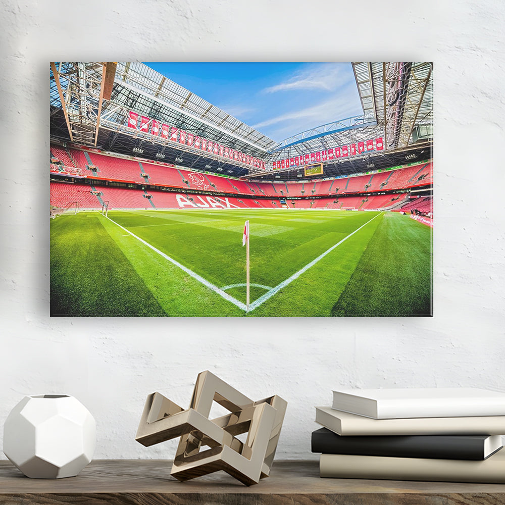 Amsterdam Arena, Stadium Canvas, Sport Art, Gift for him, Man Cave Decor, Art Print, Canvas Print Wall Art
