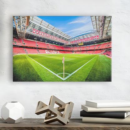 Amsterdam Arena, Stadium Canvas, Sport Art, Gift for him, Man Cave Decor, Art Print, Canvas Print Wall Art