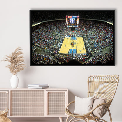 Amway Arena, Stadium Canvas, Sport Art, Framed Canvas Print Wall Art, Floating Frame