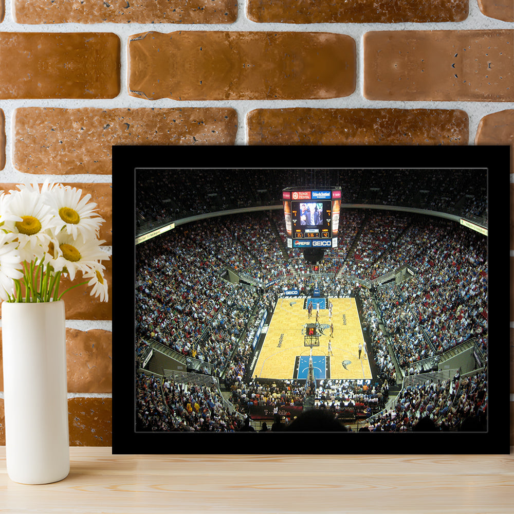 Amway Arena, Stadium Canvas, Sport Art, Gift for him, Framed Art Print Wall Decor, Picture Framed