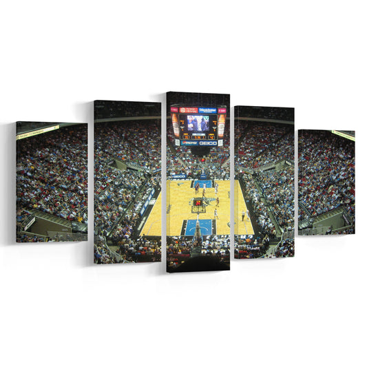 Amway Arena, Stadium Canvas, Sport Art, Gift for him, 5 Panel, Large Canvas, Canvas Print Wall Art