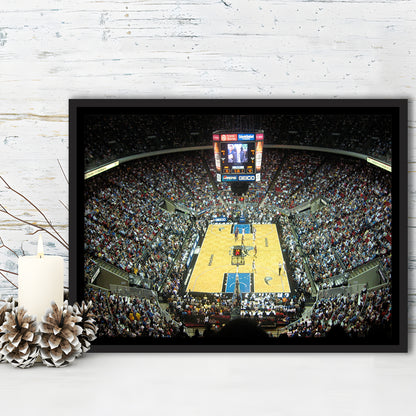 Amway Arena, Stadium Canvas, Sport Art, Framed Canvas Print Wall Art, Floating Frame