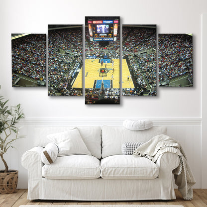 Amway Arena, Stadium Canvas, Sport Art, Gift for him, 5 Panel, Large Canvas, Canvas Print Wall Art