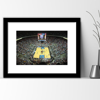 Amway Arena, Stadium Canvas, Sport Art, Gift for him, White Border Framed Art Print Wall Decor