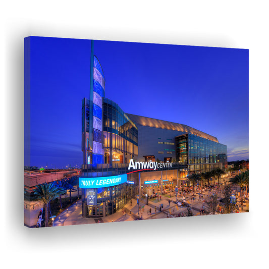 Amway Center Pic, Stadium Canvas, Sport Art, Gift for him, Man Cave Decor, Art Print, Canvas Print Wall Art