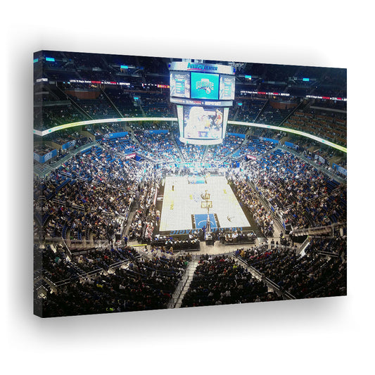 Amway Center, Stadium Canvas, Sport Art, Gift for him, Man Cave Decor, Art Print, Canvas Print Wall Art