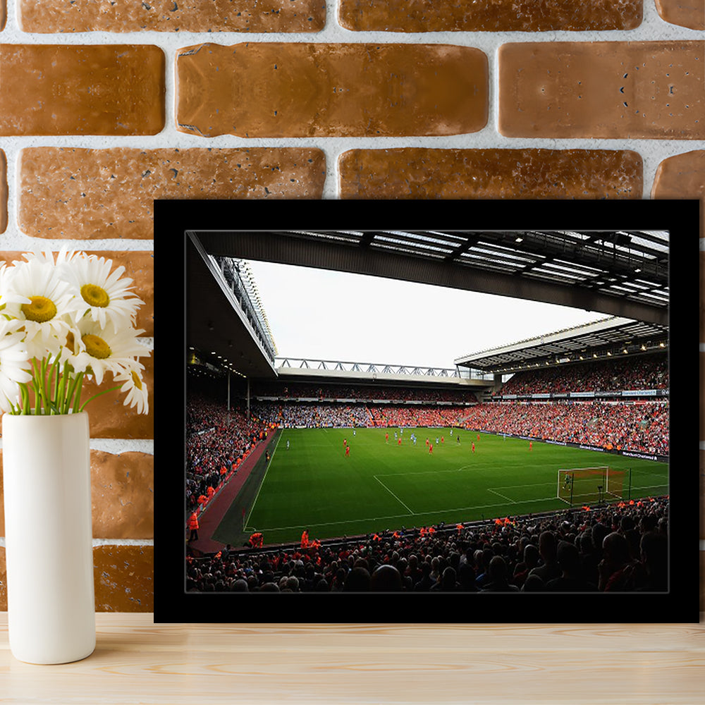 Anfield Football Stadium, Stadium Canvas, Sport Art, Gift for him, Framed Art Print Wall Decor, Picture Framed