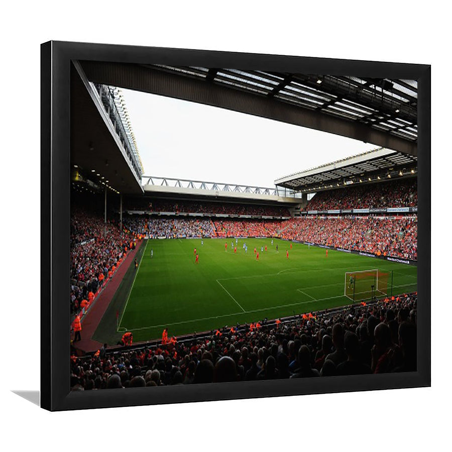 Anfield Football Stadium, Stadium Canvas, Sport Art, Gift for him, Framed Art Print Wall Decor, Picture Framed