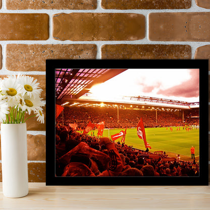 Anfield Stadium in Liverpool, Stadium Canvas, Sport Art, Gift for him, Framed Art Print Wall Decor, Picture Framed