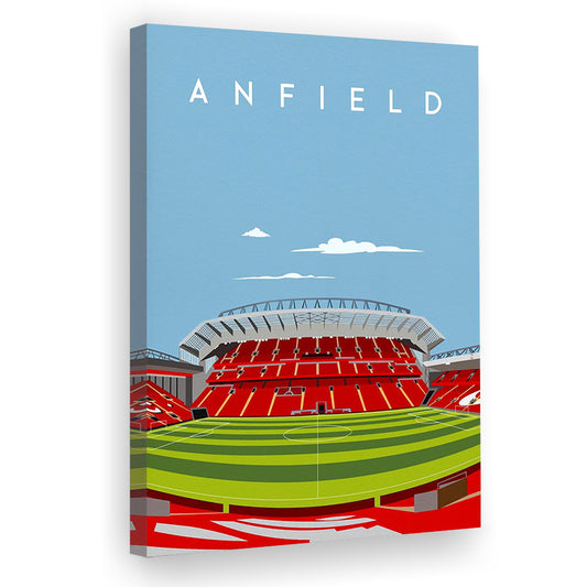 Anfield Stadium Print, Liverpool Stadium Wall Decor, Football Stadium Art Fans, Canvas Prints Wall Art, Man Cave Decor