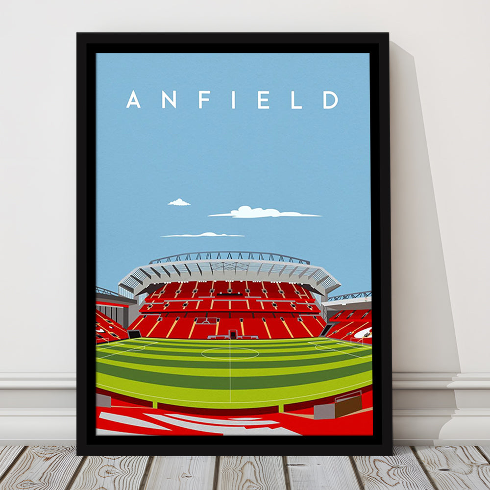 Anfield Stadium Print, Liverpool Stadium Wall Decor, Football Stadium Art Fans, Framed Canvas Prints Wall Art