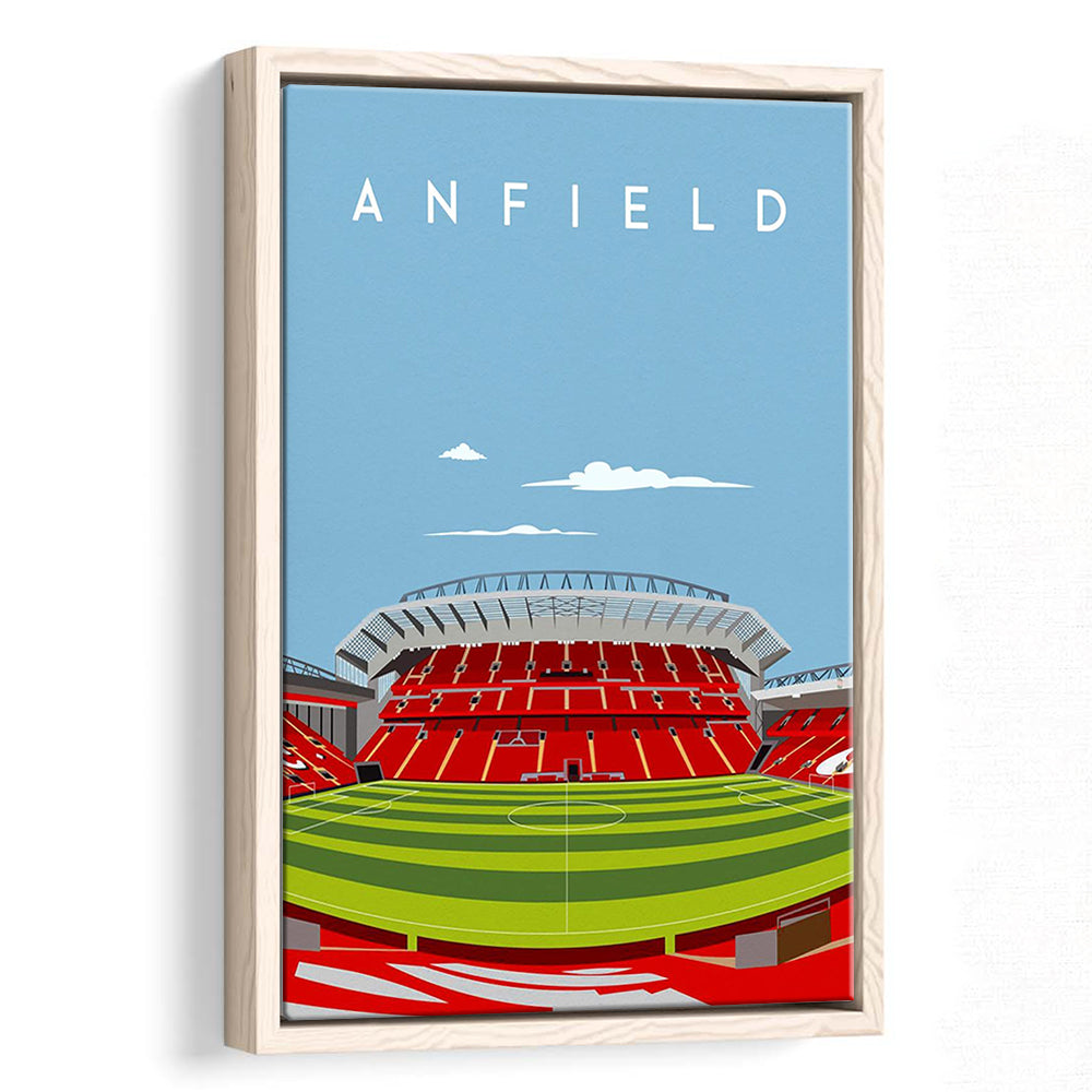 Anfield Stadium Print, Liverpool Stadium Wall Decor, Football Stadium Art Fans, Framed Canvas Prints Wall Art
