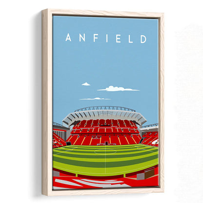 Anfield Stadium Print, Liverpool Stadium Wall Decor, Football Stadium Art Fans, Framed Canvas Prints Wall Art