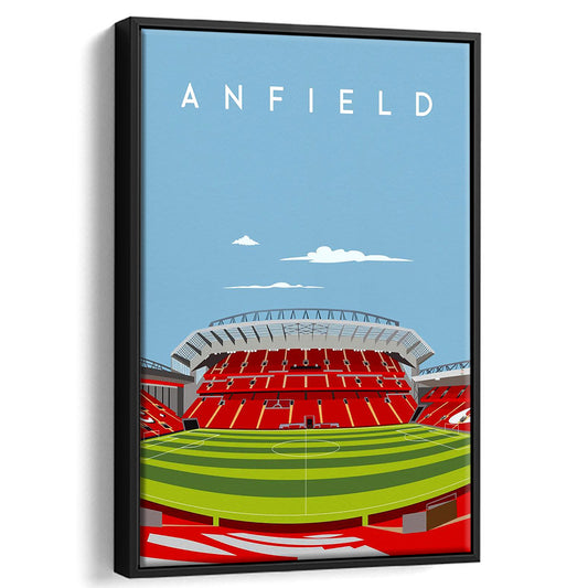 Anfield Stadium Print, Liverpool Stadium Wall Decor, Football Stadium Art Fans, Framed Canvas Prints Wall Art