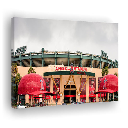 Angel Stadium, Stadium Canvas, Sport Art, Gift for him, Man Cave Decor, Art Print, Canvas Print Wall Art
