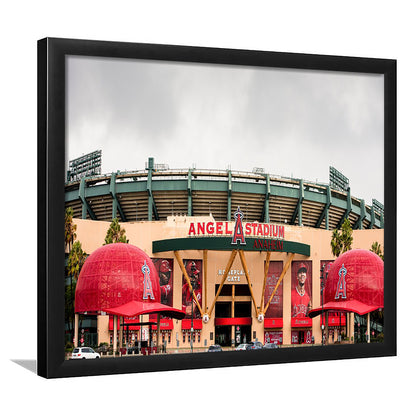 Angel Stadium, Stadium Canvas, Sport Art, Gift for him, Framed Art Print Wall Decor, Picture Framed