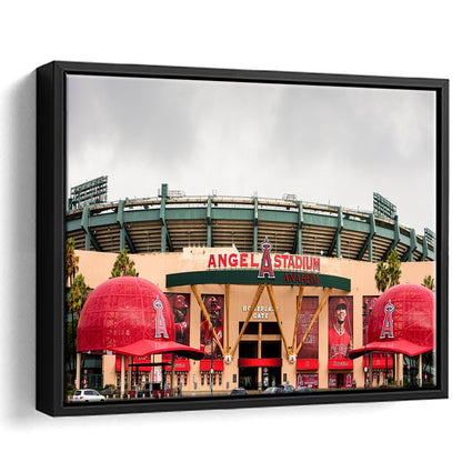 Angel Stadium, Stadium Canvas, Sport Art, Framed Canvas Print Wall Art, Floating Frame