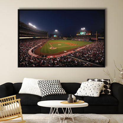 Angel Stadium in Los Angeles, Stadium Canvas, Sport Art, Fan Gifts, Framed Canvas Print Wall Art, Floating Frame