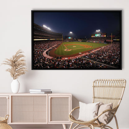 Angel Stadium in Los Angeles, Stadium Canvas, Sport Art, Fan Gifts, Framed Canvas Print Wall Art, Floating Frame