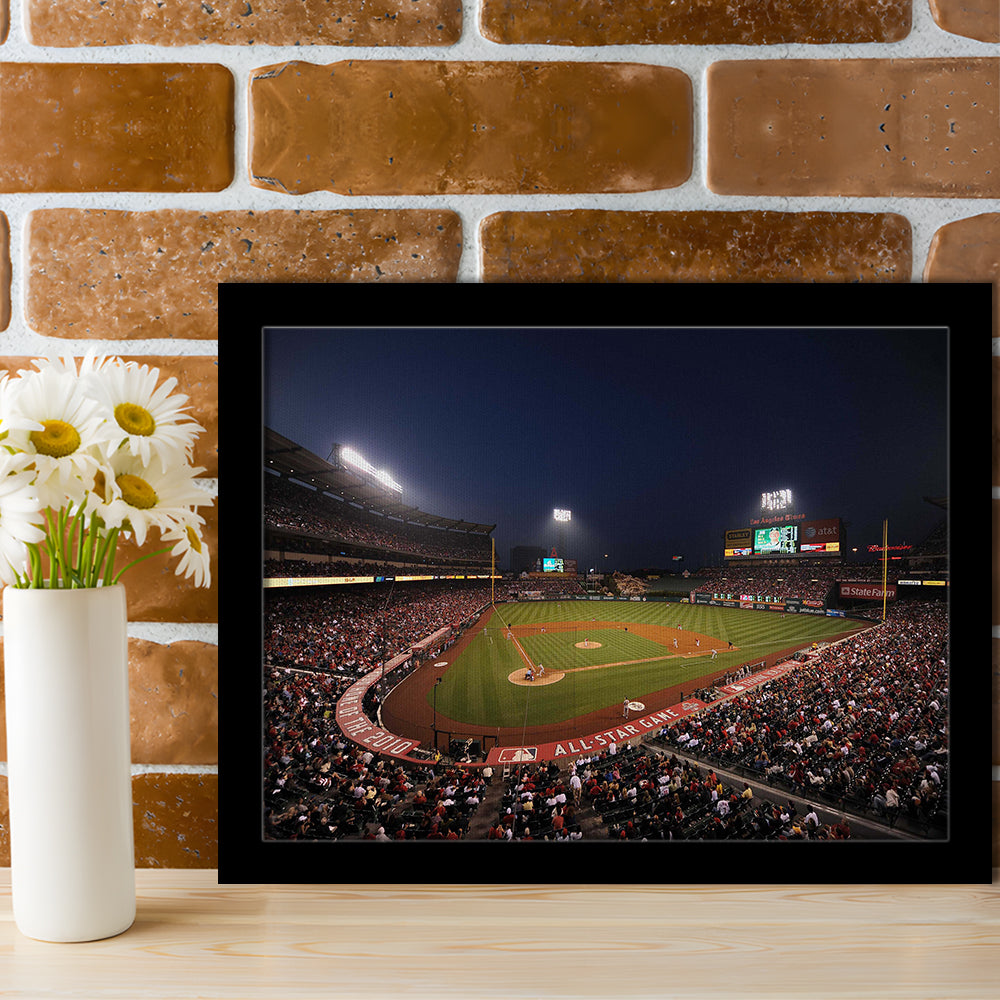 Angel Stadium in Los Angeles, Stadium Canvas, Sport Art, Fan Gifts, Framed Art Print Wall Decor, Picture Framed