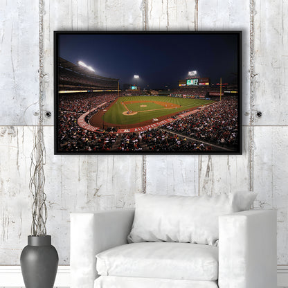 Angel Stadium in Los Angeles, Stadium Canvas, Sport Art, Fan Gifts, Framed Canvas Print Wall Art, Floating Frame